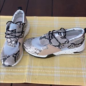 Snakeskin sneakers